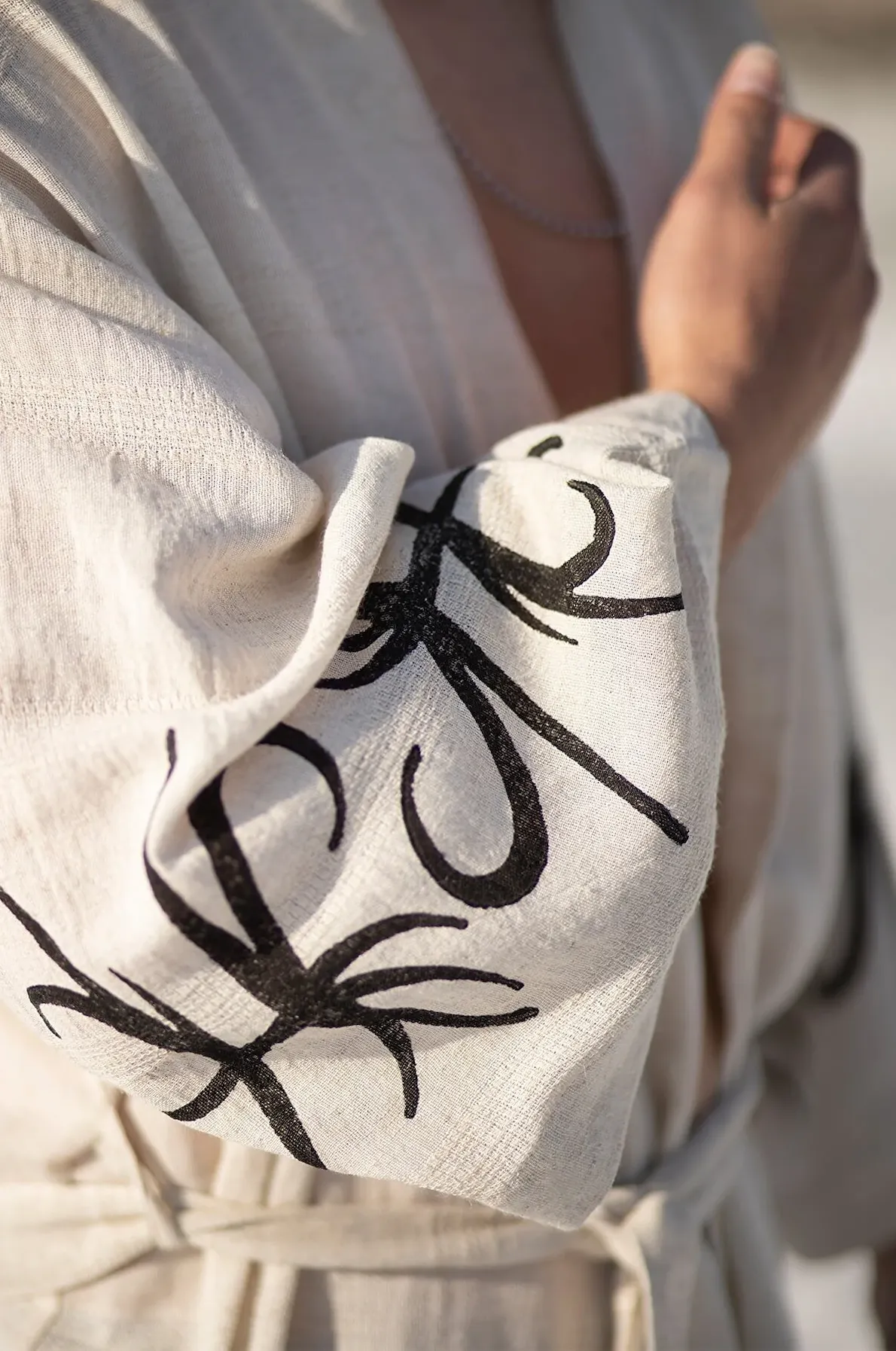 Air God Linen Kimono
