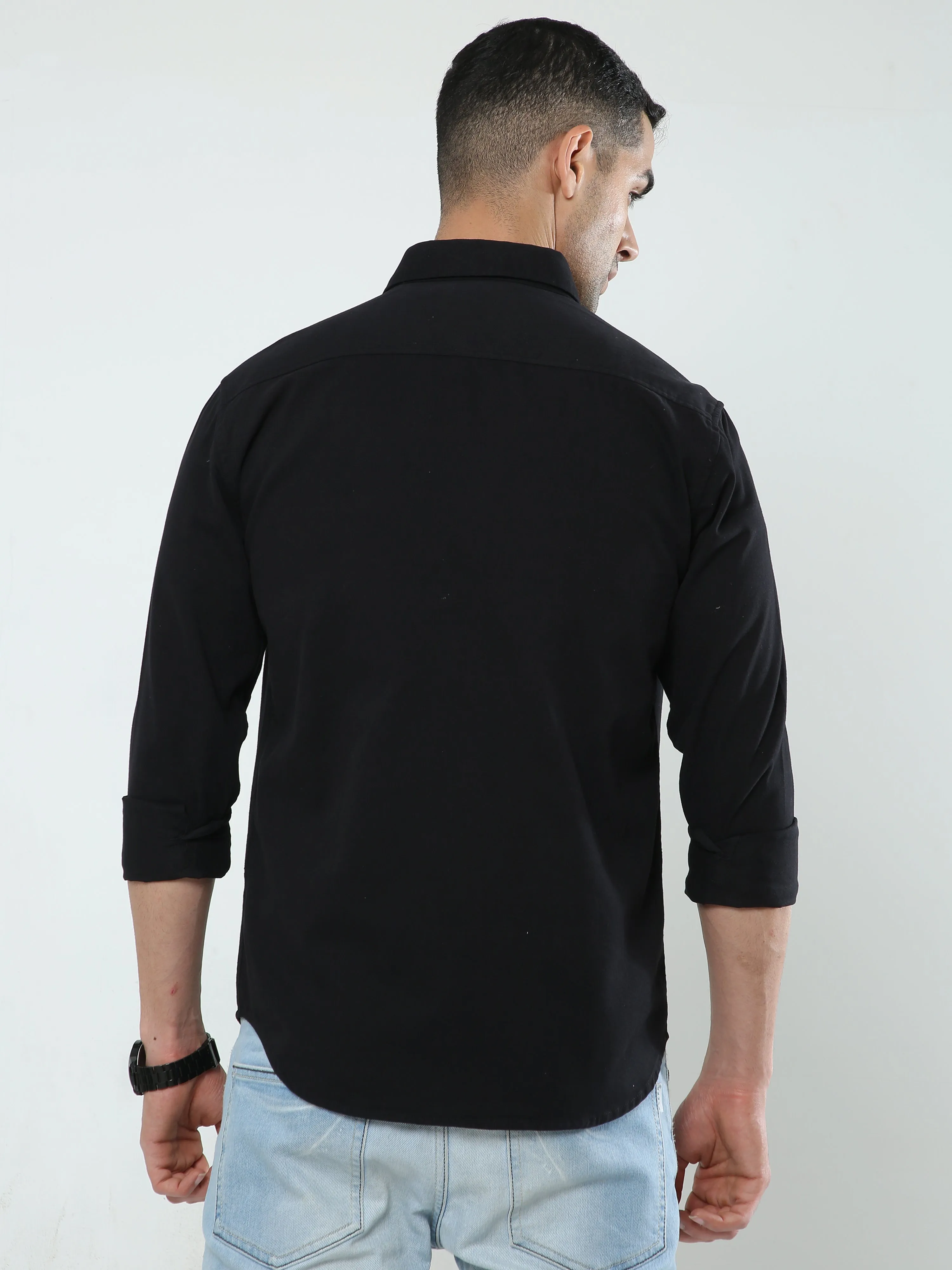 Albatross Black Shacket for men