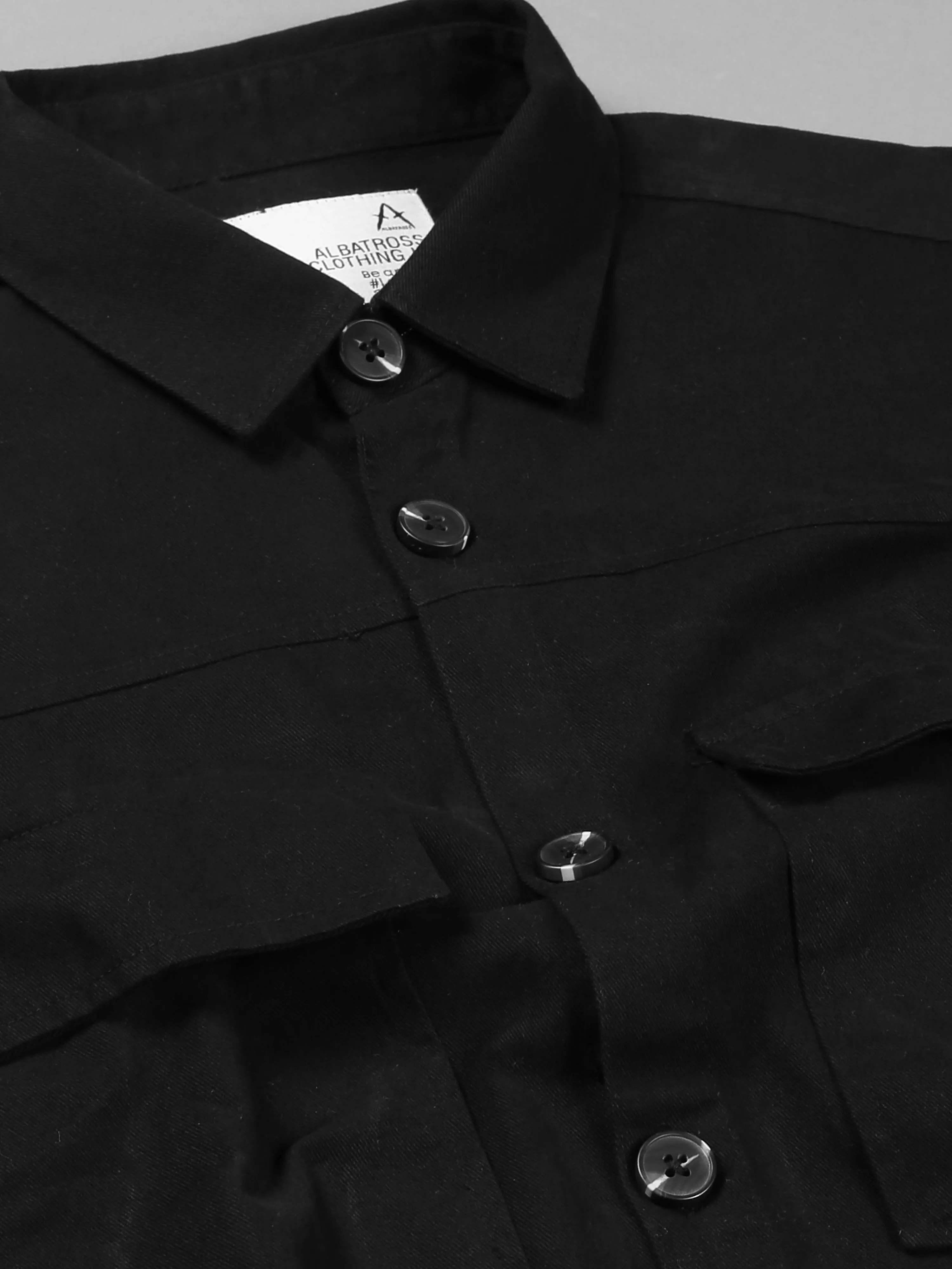 Albatross Black Shacket for men