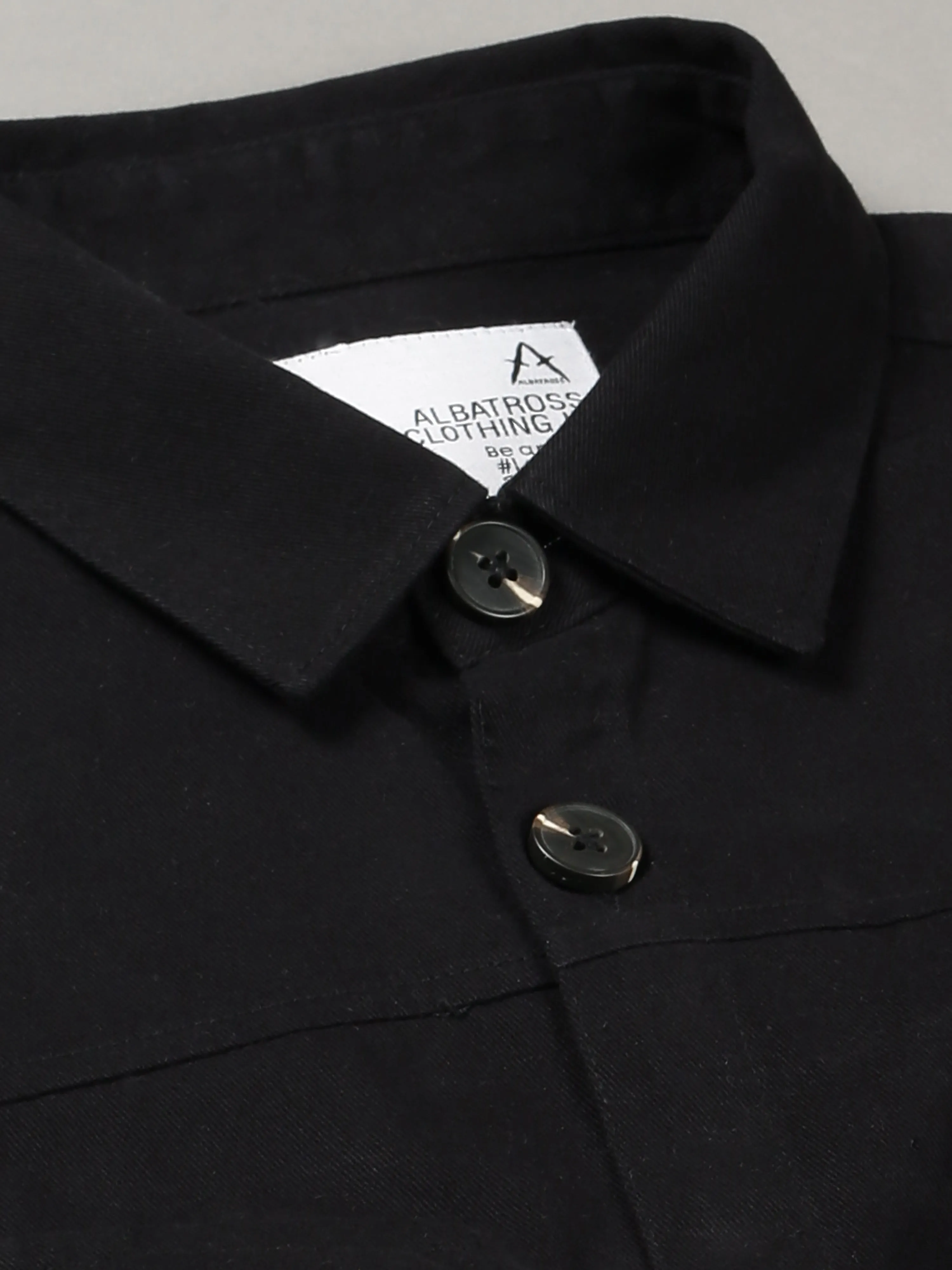 Albatross Black Shacket for men
