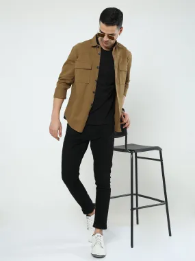 Albatross Camel Shacket for men