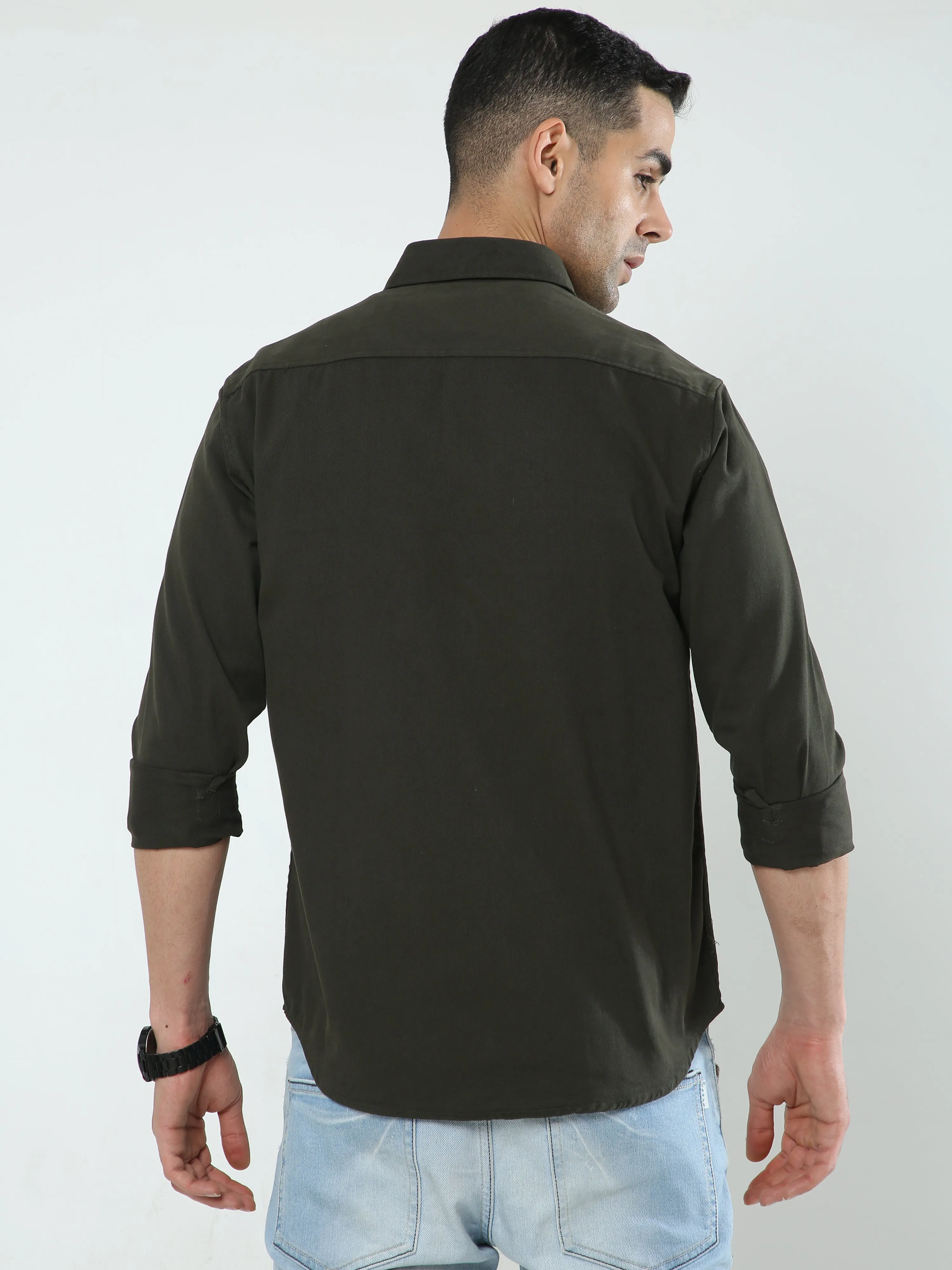 Albatross Military Green Shacket for men