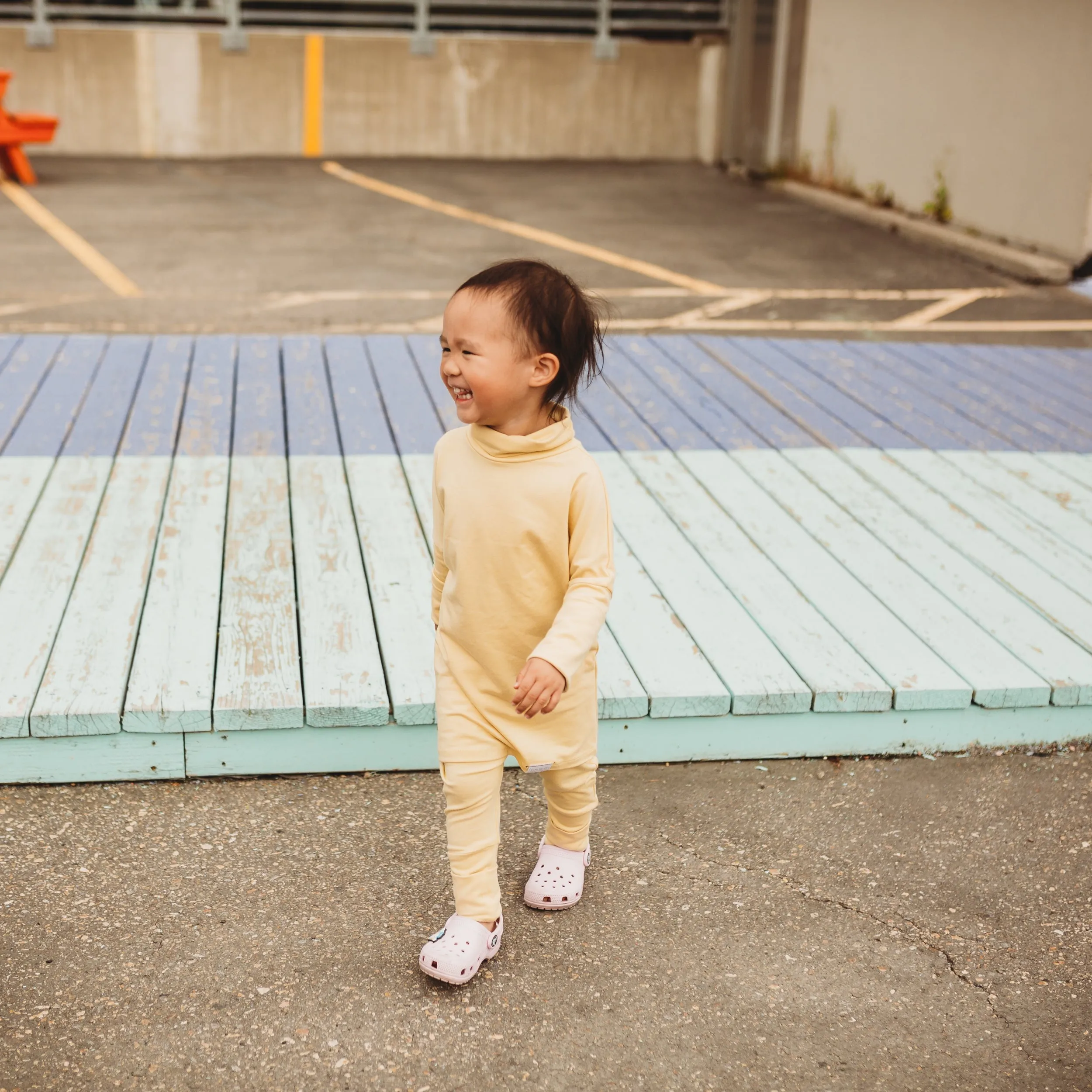 Grow With Me Turtleneck | Honeysuckle (6-18 months, 6-8 years)