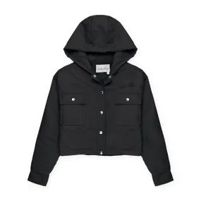 Hooded Full Sleeve Crop Jacket for Women-Fp730-2036