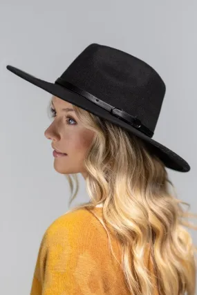 Jackson Wool Panama Hat in Black