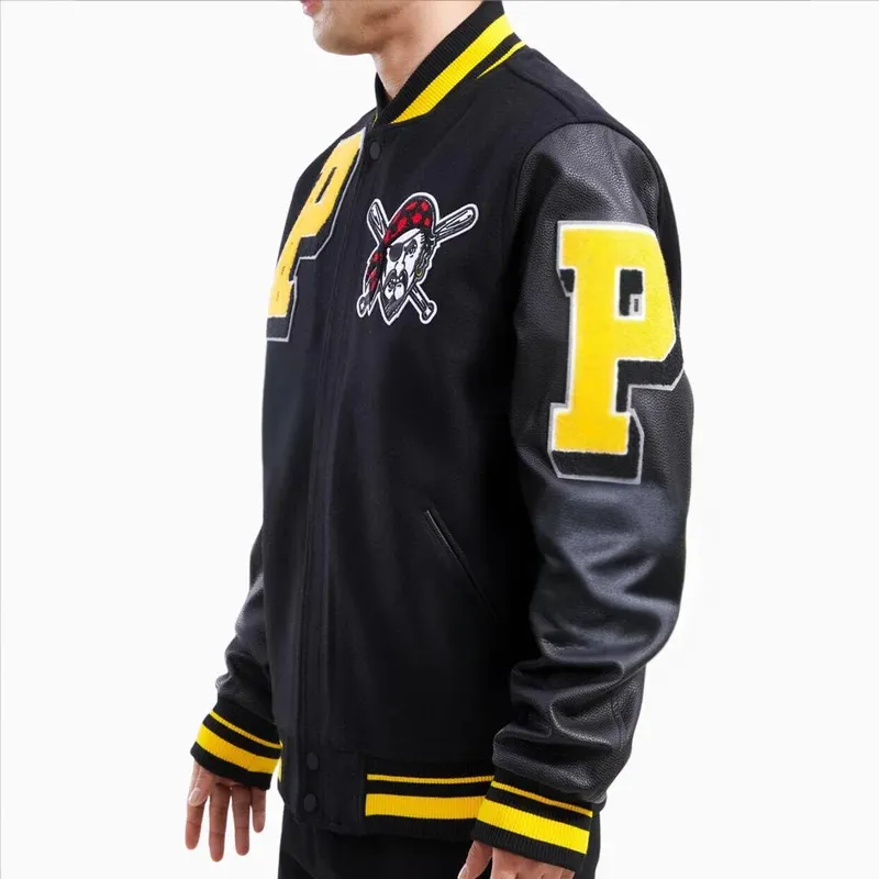 Men's Pittsburgh Pirates Logo Varsity Jacket