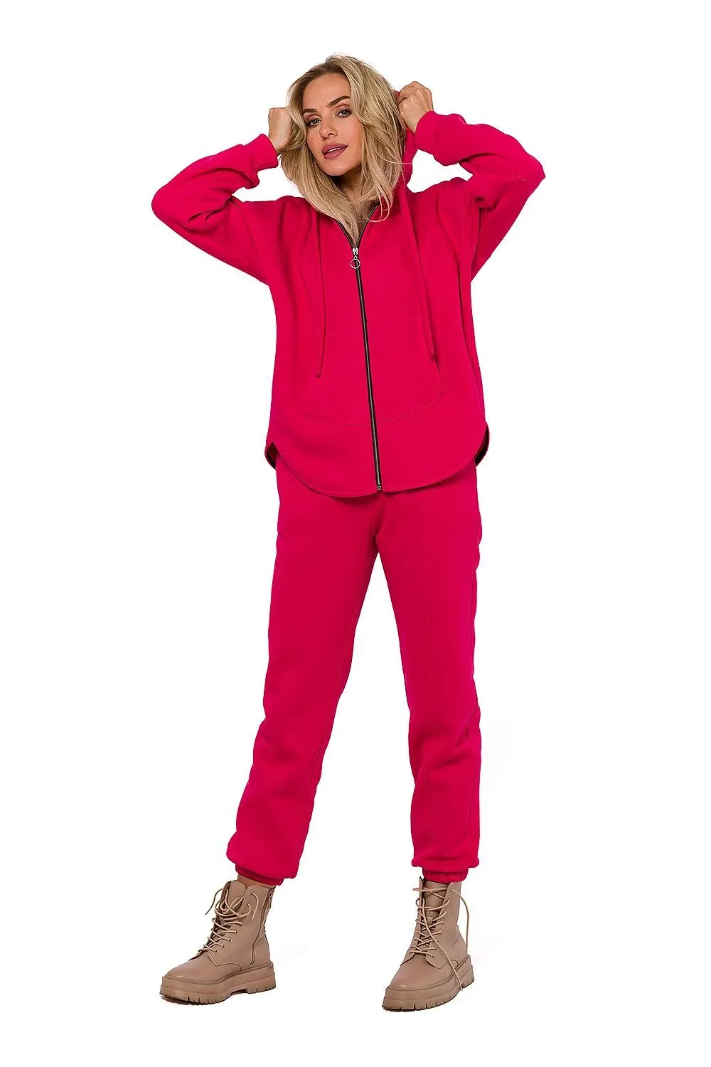 TEEK - Zip Up Pocketed Hoodie