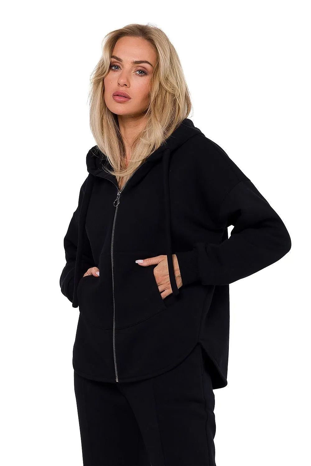 TEEK - Zip Up Pocketed Hoodie