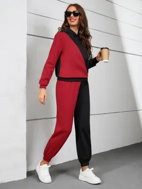 Two Tone Hoodie & Sweatpants