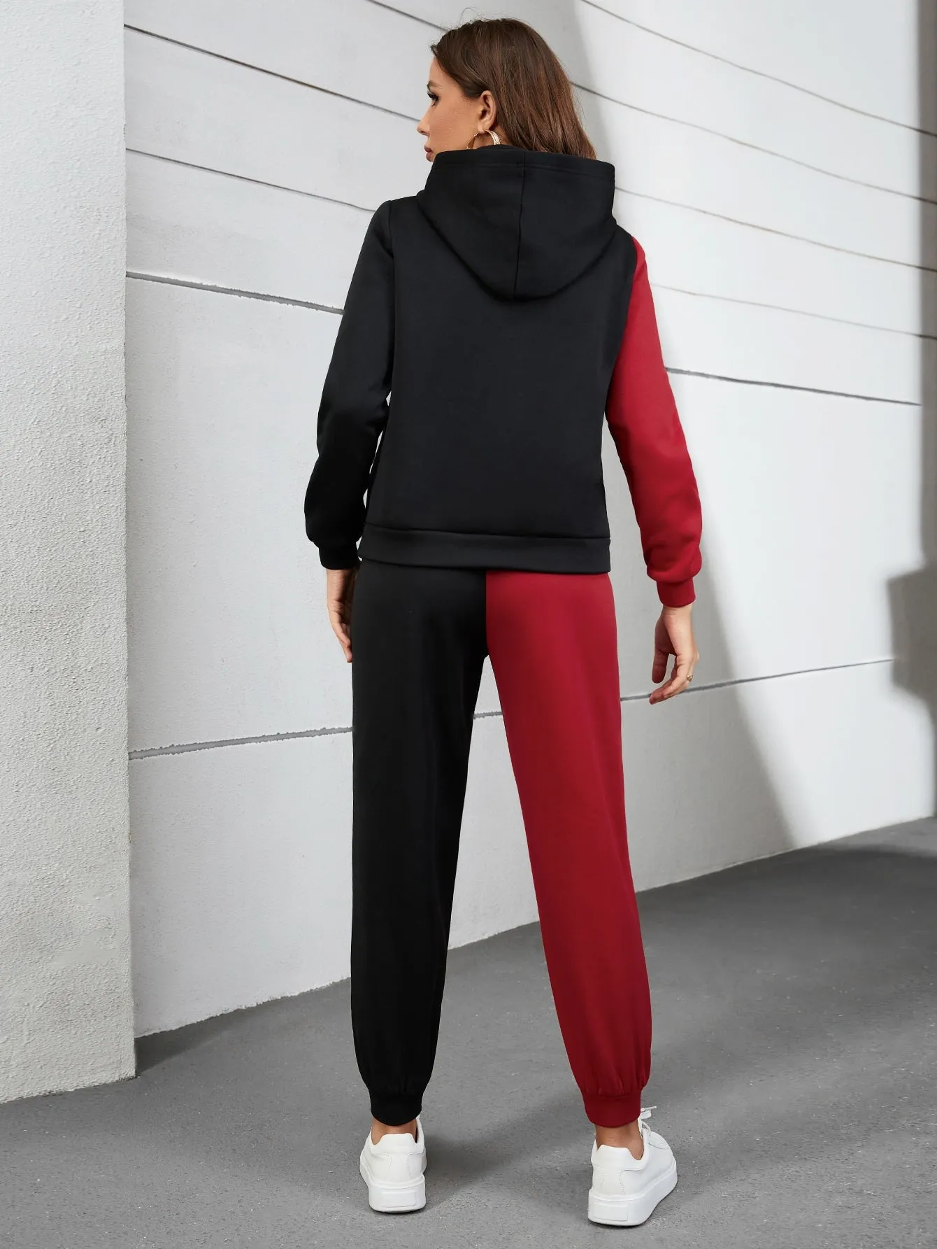 Two Tone Hoodie & Sweatpants