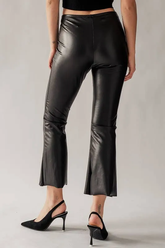 Vegan Cropped Flare