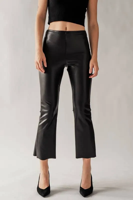 Vegan Cropped Flare